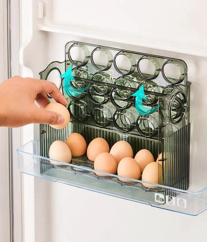 CAJA ORGANIZADORA PARA HUEVOS CAPACIDAD 30 UNIDADES - 7