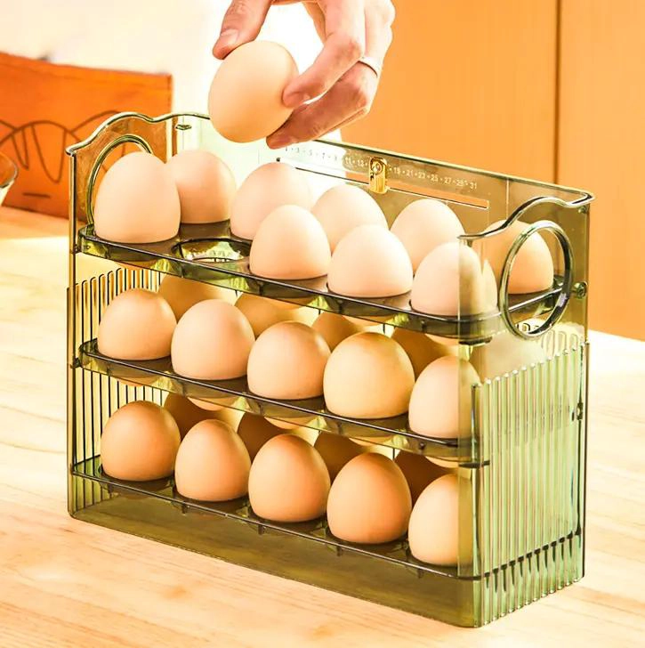 CAJA ORGANIZADORA PARA HUEVOS CAPACIDAD 30 UNIDADES - 8