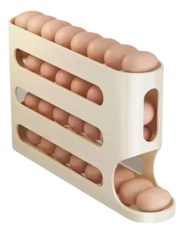 ORGANIZADOR DE HUEVOS PARA REFRIGERADOR CON CAPACIDAD PARA 30 HUEVOS - 1