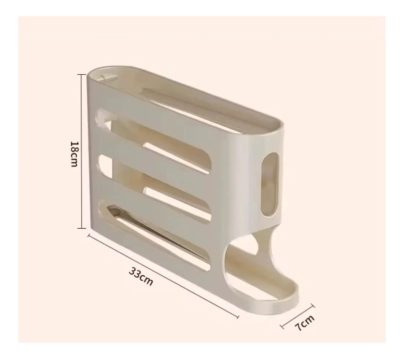 ORGANIZADOR DE HUEVOS PARA REFRIGERADOR CON CAPACIDAD PARA 30 HUEVOS - 4