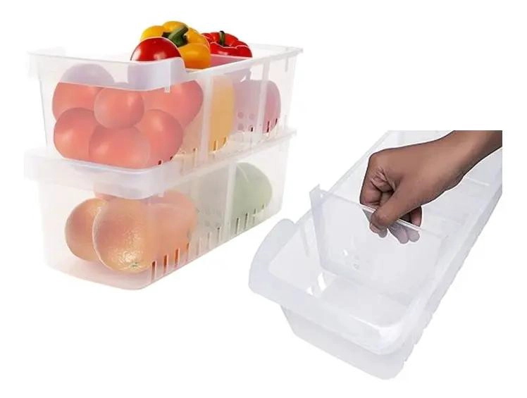 ORGANIZADOR DE COCINA Y REFRIGERADOR CON DIVISIONES AJUSTABLES - 1