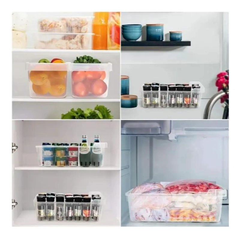 ORGANIZADOR DE COCINA Y REFRIGERADOR CON DIVISIONES AJUSTABLES - 4