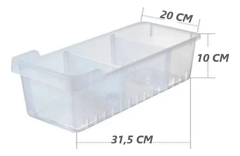 ORGANIZADOR DE COCINA Y REFRIGERADOR CON DIVISIONES AJUSTABLES - 6