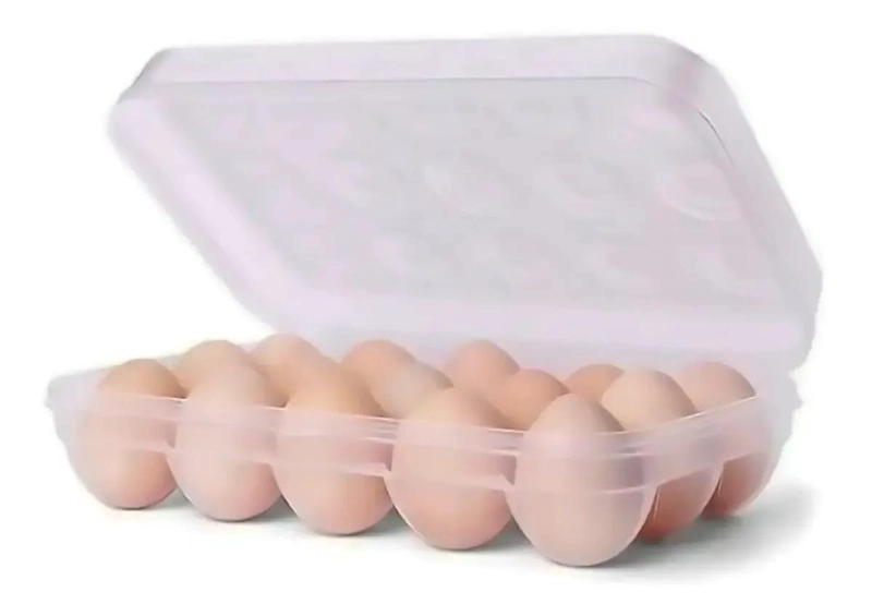 ORGANIZADOR DE HUEVOS APILABLE PARA 15 UNIDADES PACK DE 2 - 2