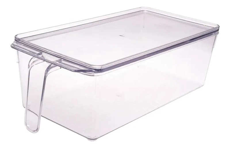 CONTENEDOR ORGANIZADOR PARA REFRIGERADOR CON TAPA TRANSPARENTE - 4