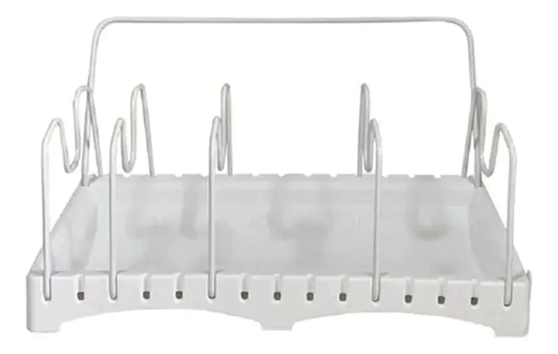 RACK ORGANIZADOR PARA OLLAS Y SARTENES CON TABLAS DE COCINA - 3