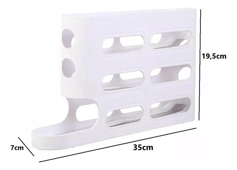 DISPENSADOR DE HUEVOS ORGANIZADOR DE 26 HUEVOS PARA COCINA - 5