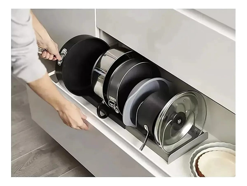 ORGANIZADOR EXPANSIBLE PARA TAPAS Y OLLAS DE COCINA - 5