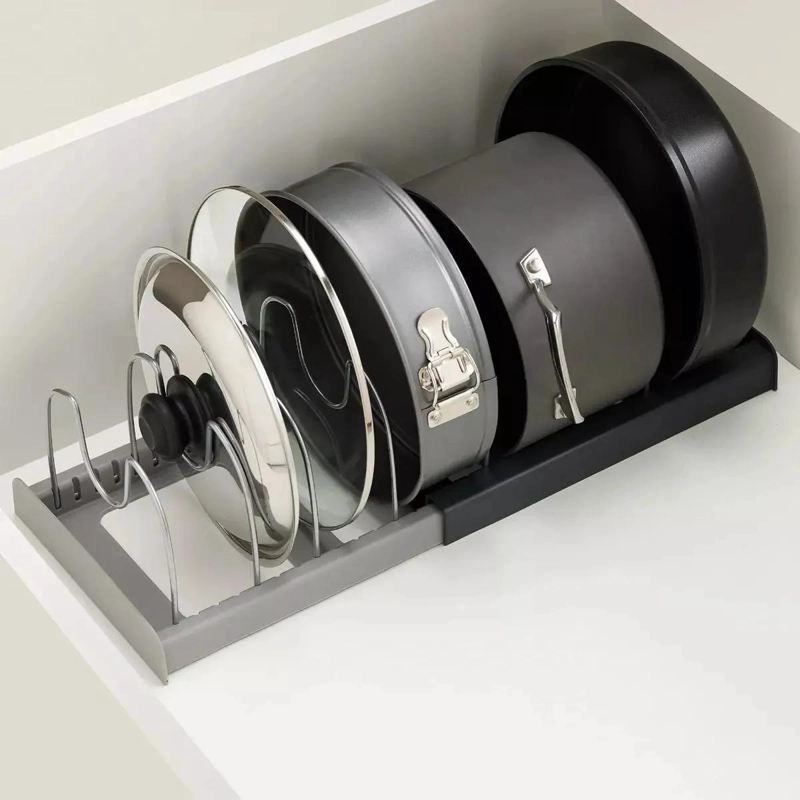 ORGANIZADOR EXPANSIBLE PARA TAPAS Y OLLAS DE COCINA - 6