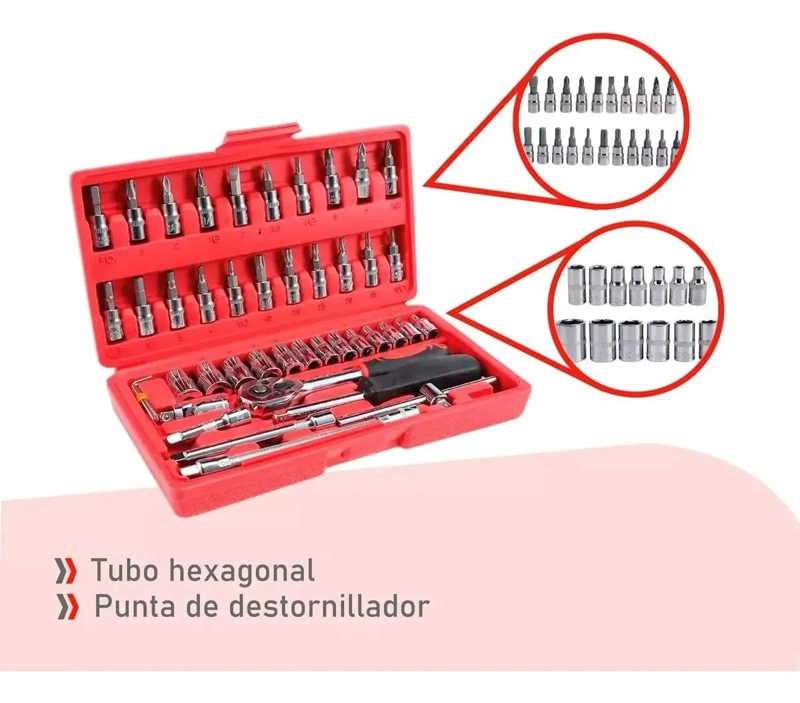 SET DE HERRAMIENTAS 46 PIEZAS EN MALETIN - 2