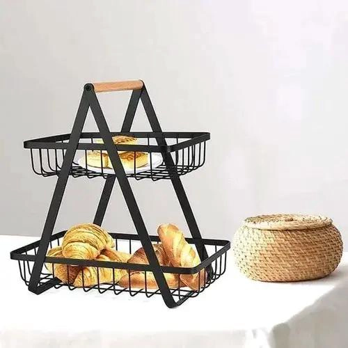 CESTA MULTIUSO DE 2 NIVELES PARA FRUTAS Y VERDURAS - 2