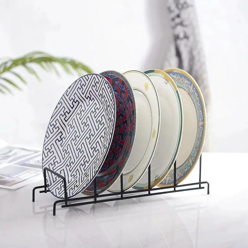SOPORTE MULTIUSO PARA PLATOS Y TAPAS DE OLLA EN COCINA - 2