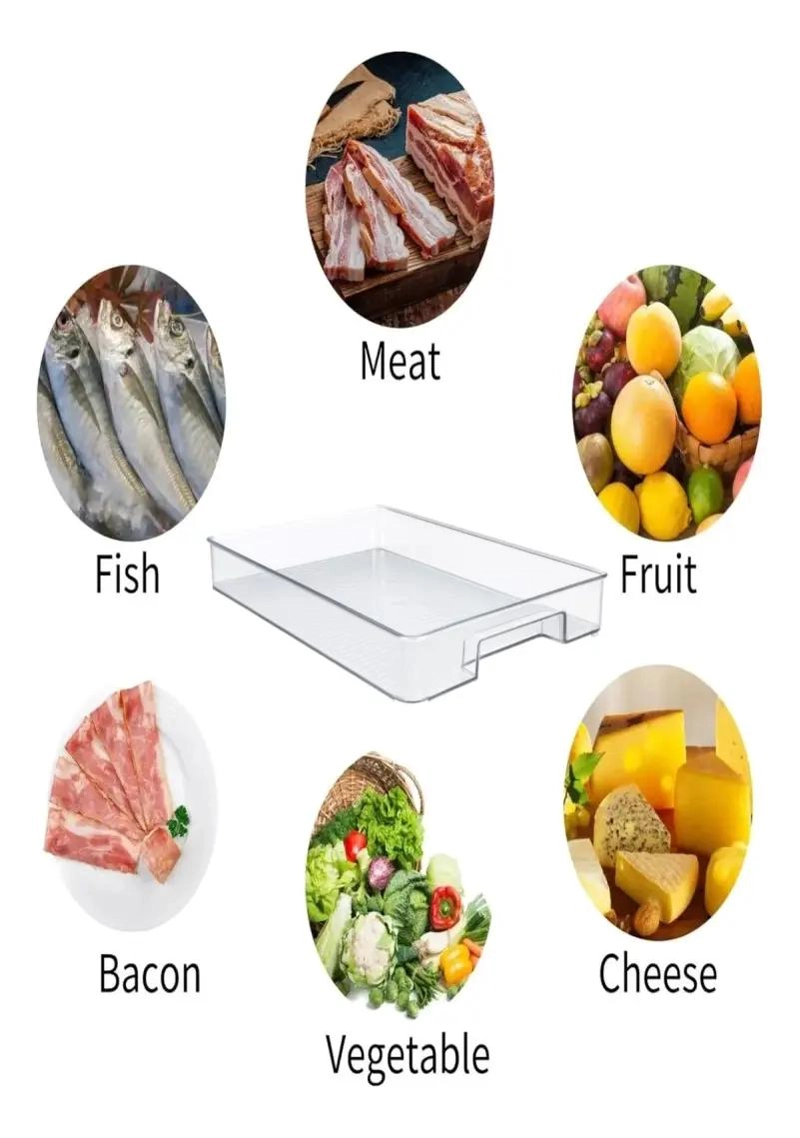 ORGANIZADOR TRANSPARENTE PARA REFRIGERADOR Y DESPENSA - 3
