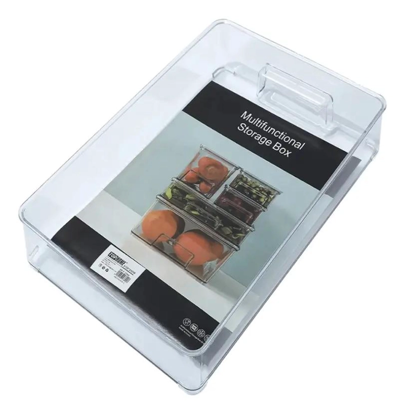 ORGANIZADOR TRANSPARENTE PARA REFRIGERADOR Y DESPENSA - 4