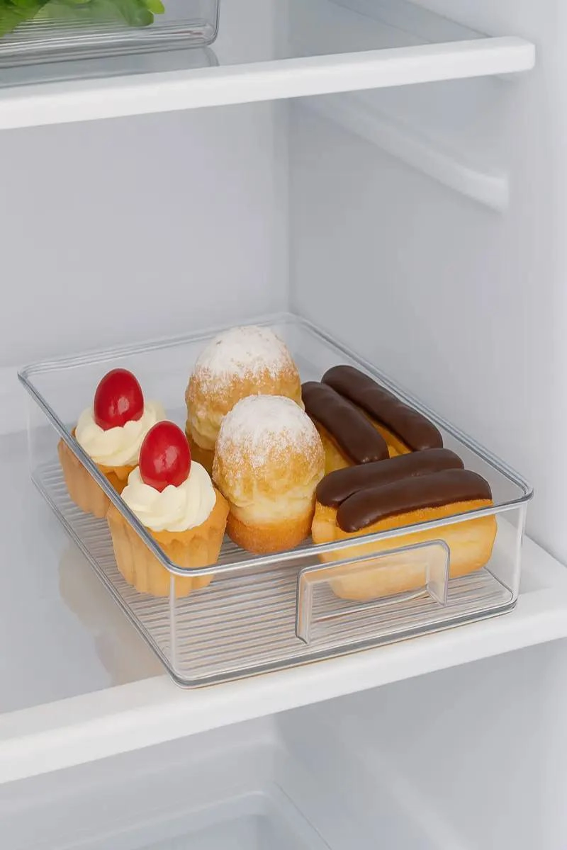ORGANIZADOR TRANSPARENTE PARA REFRIGERADOR Y DESPENSA - 5