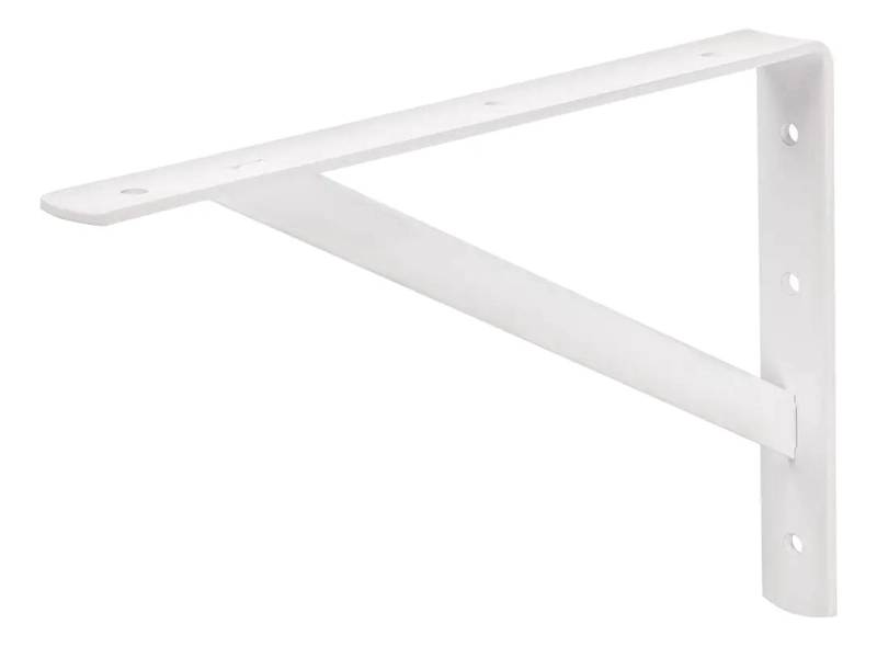ESCUADRA ESTANTE REFORZADA BLANCA 8 X 12 PARA SOPORTE - 1