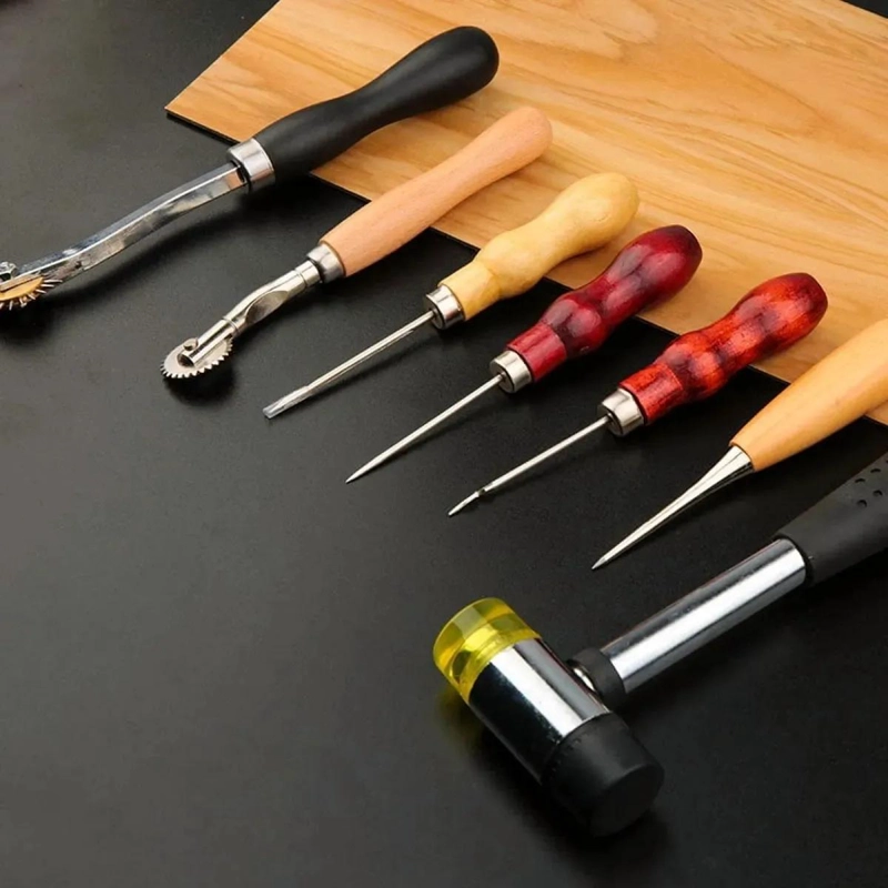 KIT 35 PIEZAS HERRAMIENTAS PARA CUERO Y PIEL - 3