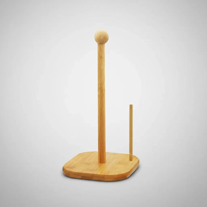 PORTAROLLOS VERTICAL DE MADERA PARA TOALLAS DE PAPEL - 7