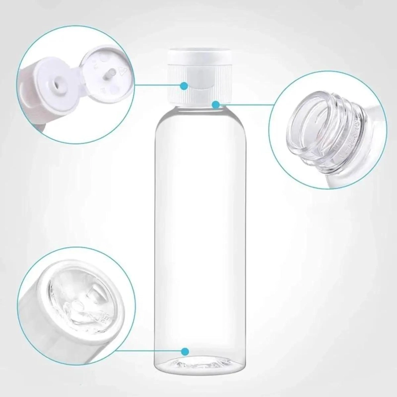 SET DE 6 BOTELLAS DE VIAJE DISPENSADORAS DE 100 ML - 2