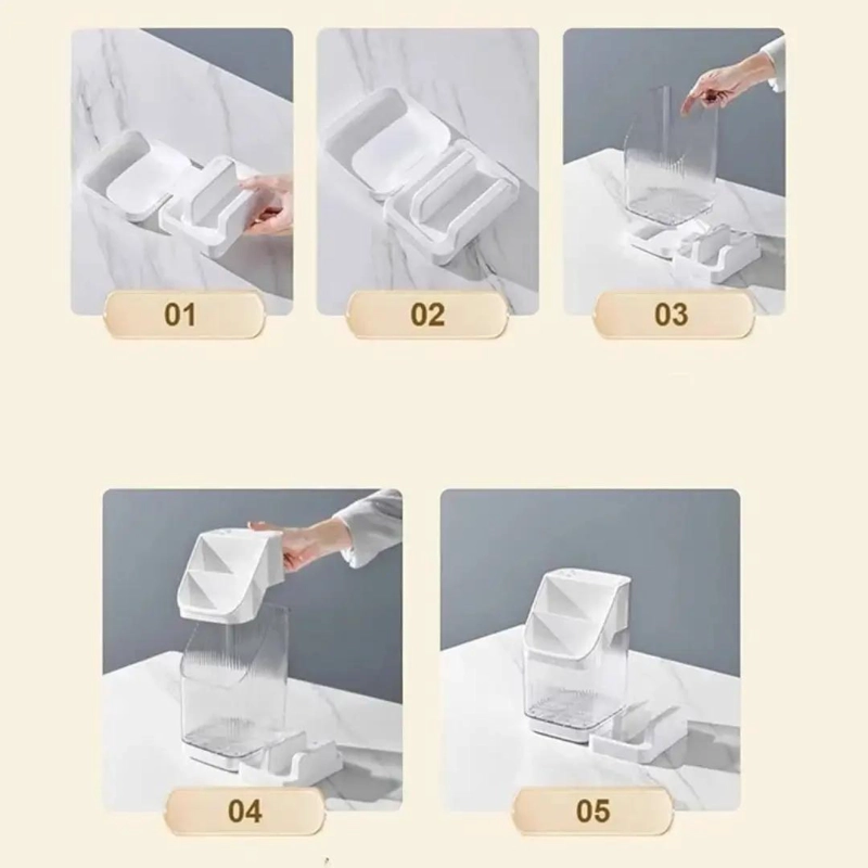 ORGANIZADOR MULTIFUNCIONAL PARA UTENSILIOS DE COCINA EN COLOR BLANCO - 5