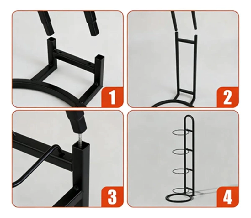 ORGANIZADOR VERTICAL DE BALONES DE 5 NIVELES EN METAL - 7