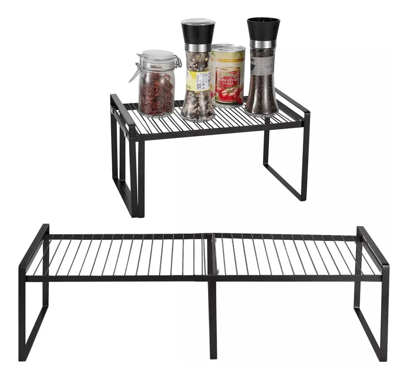 ESTANTE ORGANIZADOR AJUSTABLE PARA COCINA Y HOGAR MULTIUSO - 1