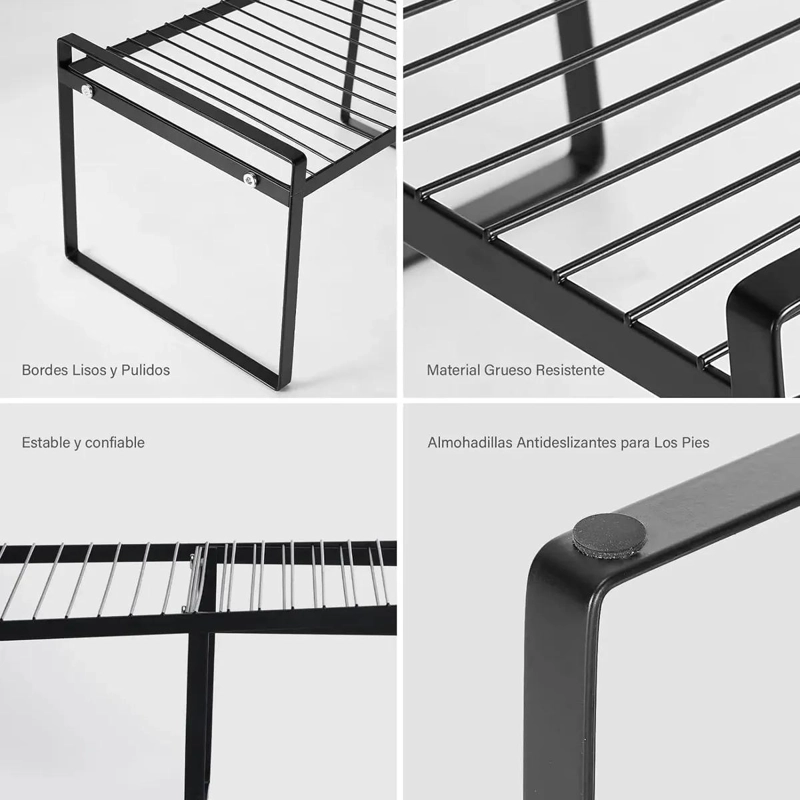 ESTANTE ORGANIZADOR AJUSTABLE PARA COCINA Y HOGAR MULTIUSO - 2