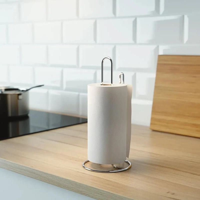 PORTAROLLOS DE COCINA DE ACERO GALVANIZADO 28 CM - 2