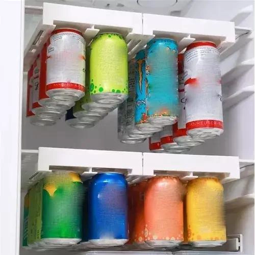ORGANIZADOR COLGANTE PARA LATAS DE REFRIGERADOR COLOR BLANCO - 2
