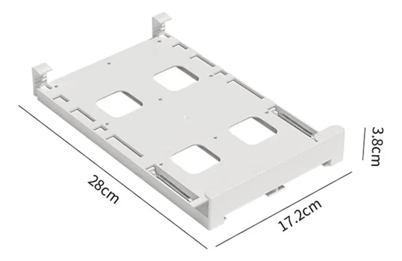 ORGANIZADOR COLGANTE PARA LATAS DE REFRIGERADOR COLOR BLANCO - 5