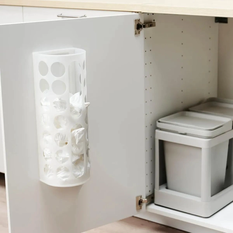 DISPENSADOR DE BOLSAS PLASTICO ORGANIZADOR VERTICAL 45 CM - 2