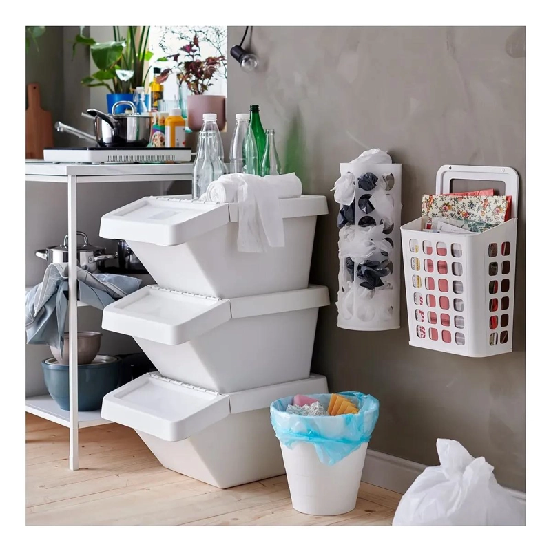 DISPENSADOR DE BOLSAS PLASTICO ORGANIZADOR VERTICAL 45 CM - 3