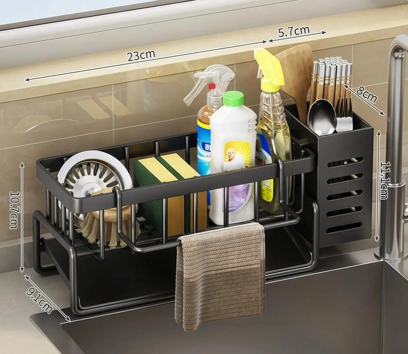 ESCURRIDOR DE COCINA CON DISEÑO MODERNO Y DRENAJE AUTOMATICO - 3