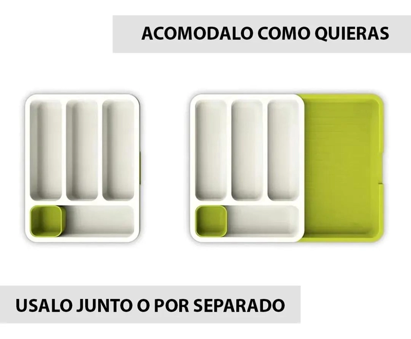 ORGANIZADOR EXTENSIBLE DE CUBIERTOS PARA CAJON DE COCINA - 3
