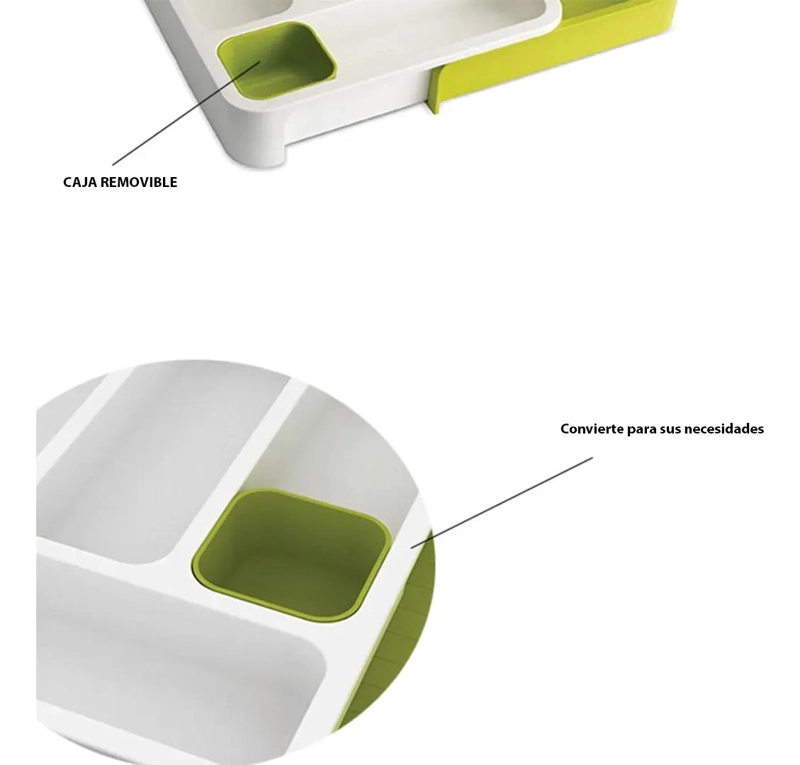 ORGANIZADOR EXTENSIBLE DE CUBIERTOS PARA CAJON DE COCINA - 4