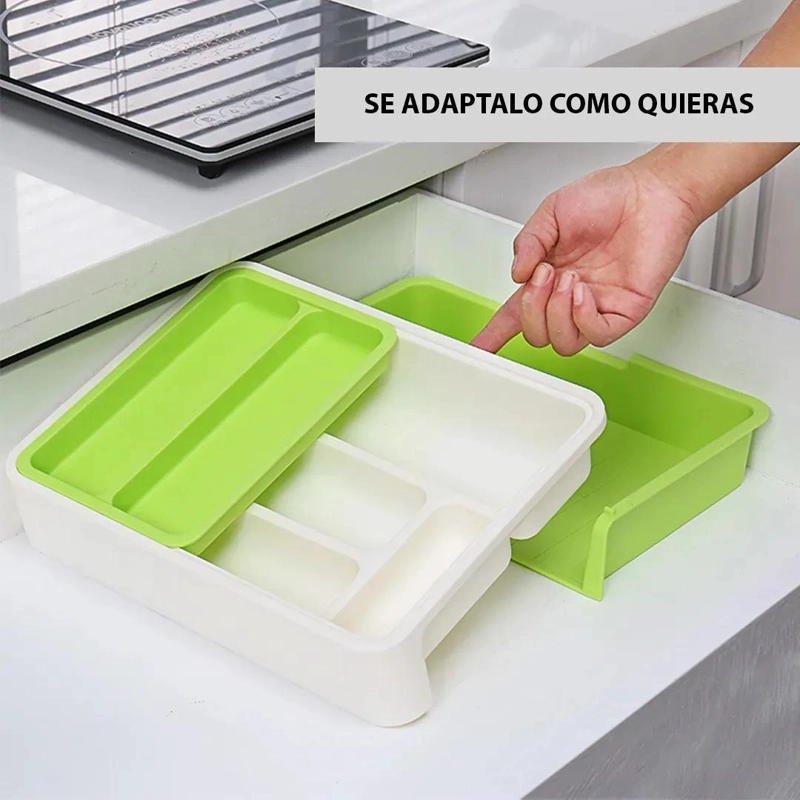 ORGANIZADOR EXTENSIBLE DE CUBIERTOS PARA CAJON DE COCINA - 5