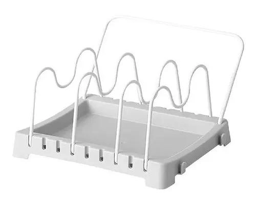 ORGANIZADOR AMPLIABLE PARA SARTENES Y TAPAS DE COCINA - 1