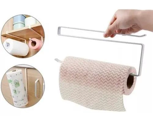 PACK DE 2 SOPORTES COLGADORES PARA TOALLAS Y ORGANIZADOR DE COCINA - 1