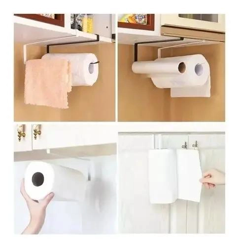 PACK DE 2 SOPORTES COLGADORES PARA TOALLAS Y ORGANIZADOR DE COCINA - 4