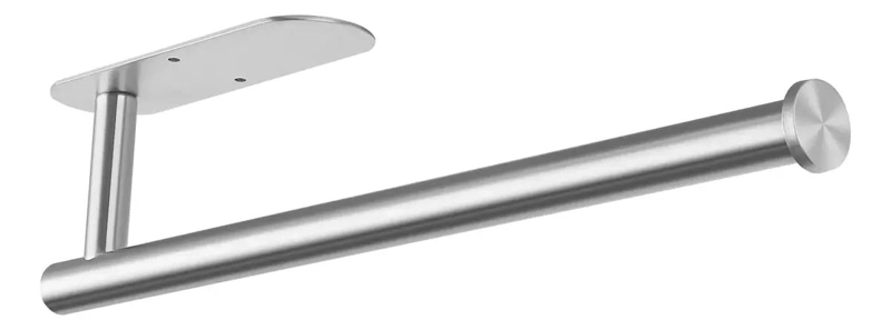 SOPORTE AUTOADHESIVO PARA TOALLAS DE PAPEL DE ACERO INOXIDABLE - 7