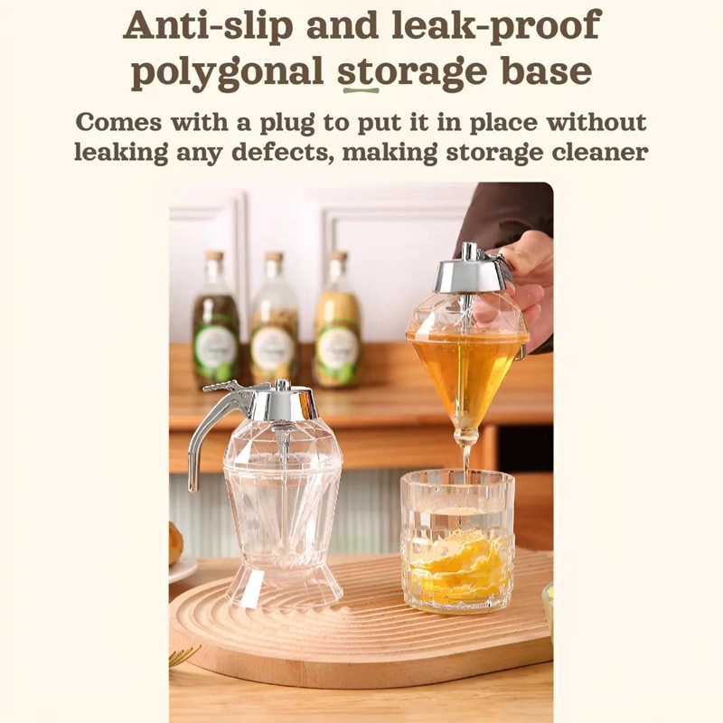 DISPENSADOR DE MIEL ANTIGOTEO PARA COCINA PRACTICO - 10