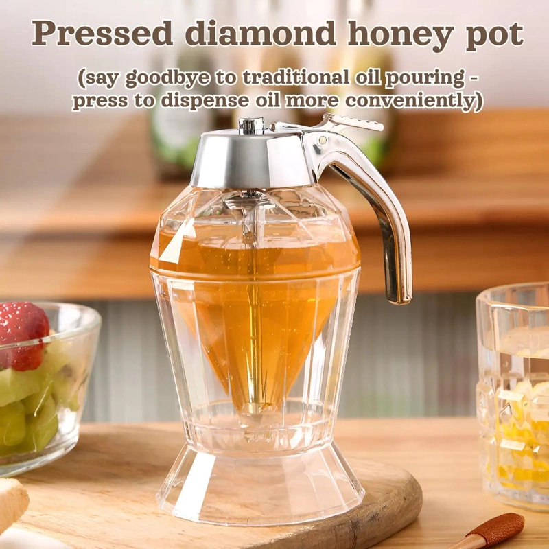 DISPENSADOR DE MIEL ANTIGOTEO PARA COCINA PRACTICO - 6