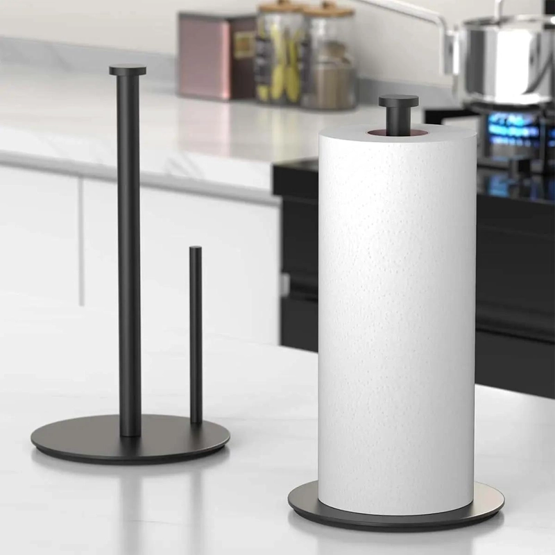 SOPORTE DE ACERO INOXIDABLE PARA TOALLAS DE PAPEL EN COCINA - 4