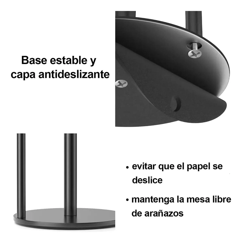 SOPORTE DE ACERO INOXIDABLE PARA TOALLAS DE PAPEL EN COCINA - 5