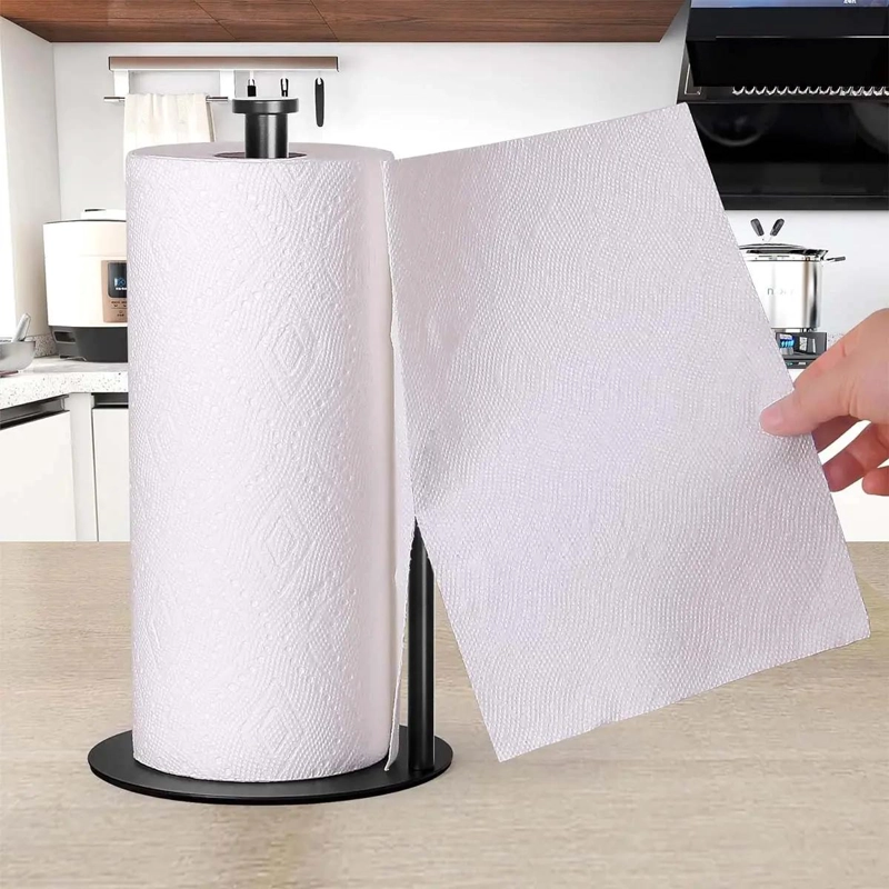 SOPORTE DE ACERO INOXIDABLE PARA TOALLAS DE PAPEL EN COCINA - 8