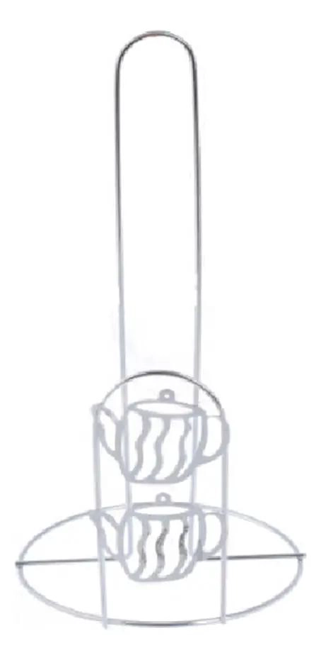 PACK DE 6 SOPORTES METALICOS PARA TOALLAS DE COCINA 26CM - 2