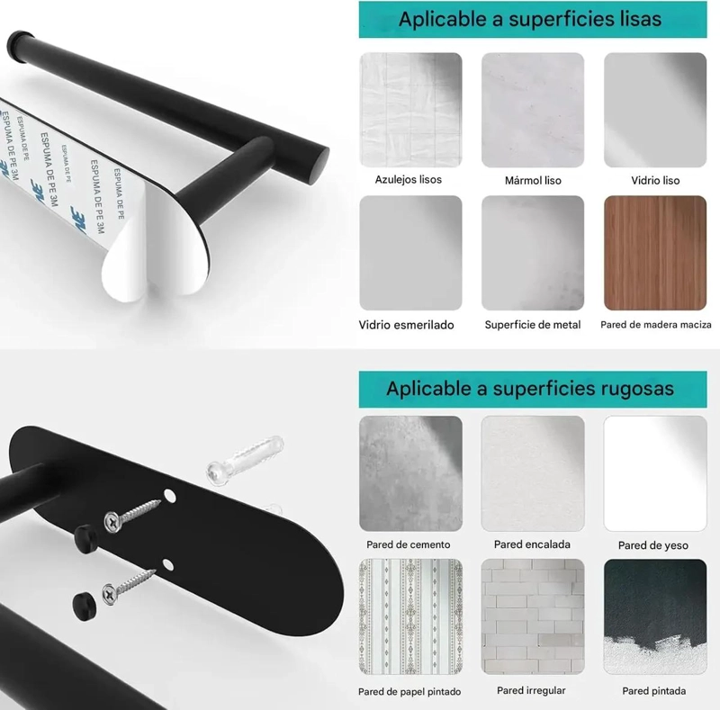 PORTARROLLOS DE COCINA CON PULVERIZADOR Y SOPORTE - 7