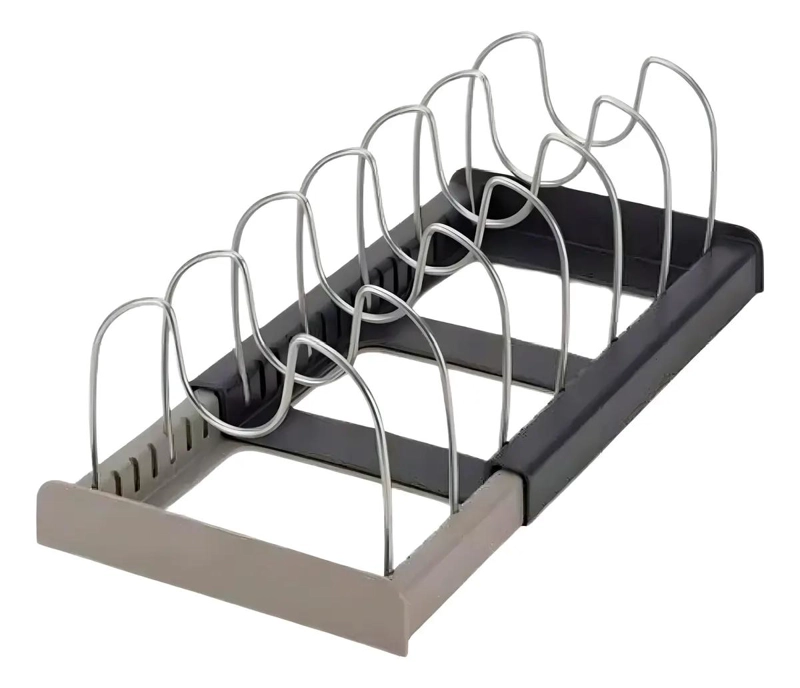 RACK ORGANIZADOR EXPANDIBLE PARA OLLAS Y UTENSILIOS DE COCINA - 1