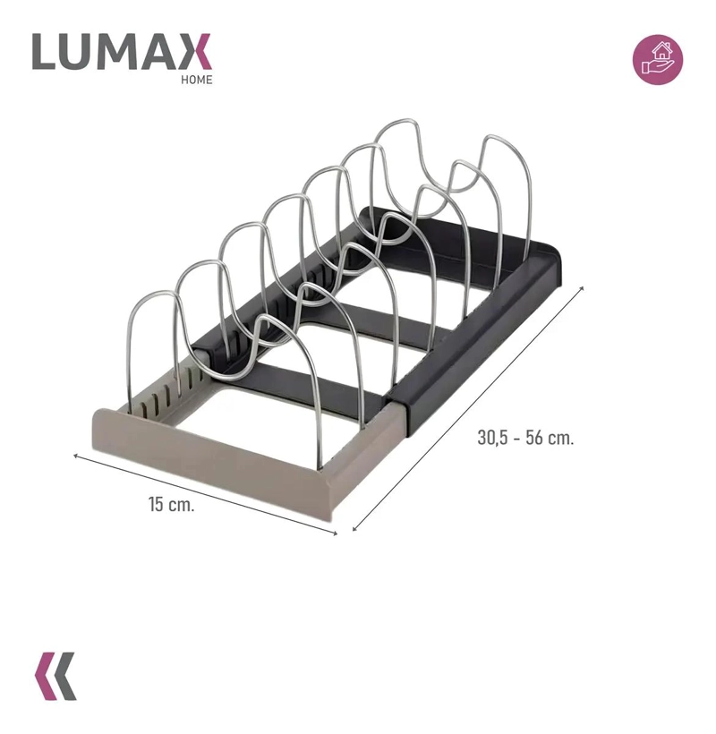 RACK ORGANIZADOR EXPANDIBLE PARA OLLAS Y UTENSILIOS DE COCINA - 3