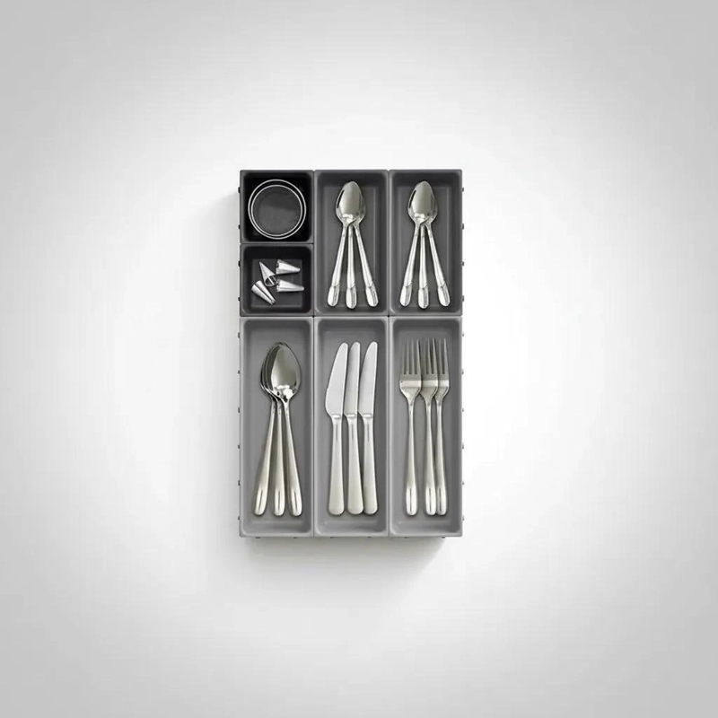 ORGANIZADOR DE CUBIERTOS CON 7 COMPARTIMENTOS PARA COCINA - 3